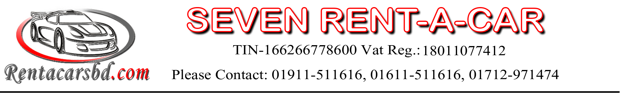 Seven Rent A Car Header